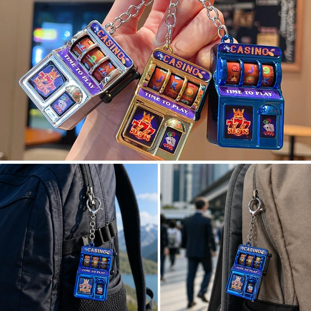 Arcade Game Jackpot - Miniaturowe breloczki w kształcie automatów do
